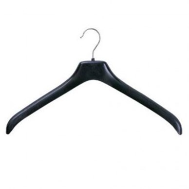 Black Jacket Hangers (No Bar) (120/Box)